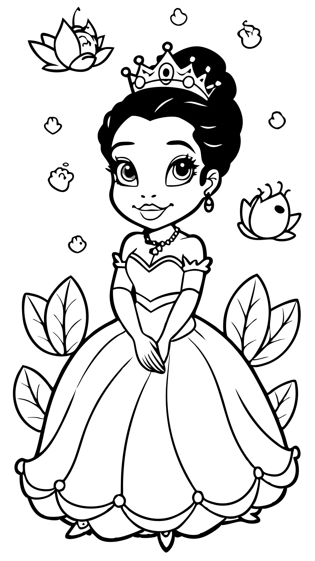 coloriages Tiana